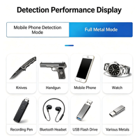 Portique de détection de métaux intelligent CE Premium, 33 zones, 100 niveaux de sensibilité, scanner de sécurité pour portes et scanners corporels pour écoles