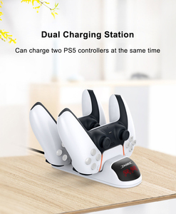 Ancreu PS5 TP5-0506 kolu lokomotif çifte şarj makinesi PS5 kablosuz kolu şarj P5 base çift şarj led göstergesi - Product Image 2