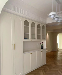 Fabricant de meubles sur mesure Meubles de chambre à coucher Armoire moderne modulaire en bois Design Garde-robe de chambre Style minimaliste - Product Image 6