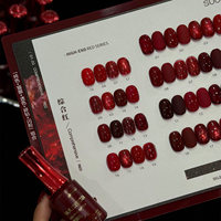 SUUSEEGEL 2026 Nouvelle Collection de 20 Couleurs Rouge – Kit de Gel UV pour Ongles de Haute Qualité, Longue Durée, Non Toxique, pour Salons de Manucure (ODM/OEM, Vente en Gros)