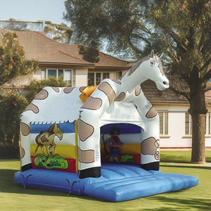 Château gonflable commercial de taille personnalisée pour le saut à cheval <span class=keywords><strong>Coco</strong></span> Melon Mini parc de trampoline pour enfants - Product Image 1