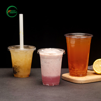 Gobelets en plastique PLA écologiques personnalisés avec logo, 7/10/12/16 oz, gobelets jetables pour boissons froides, pour mariage, fête, barbecue