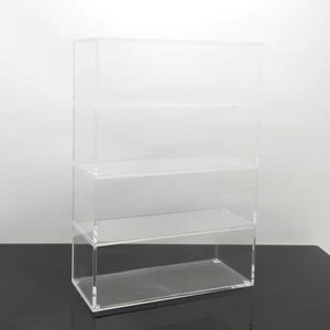 Acrylic Storage Box Four Layer Cosmetic Organizer Dustproof Desktop <b>Skincare</b> Makeup <b>Holder</b> Simple Style 10-20 L Capacity - Product Image 4