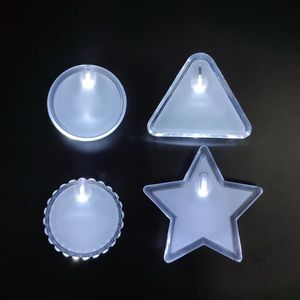 Broches LED brillantes Personalizables: forma de corazón/Estrella/círculo con logotipo y opciones de color claro para eventos promocionales - Product Image 3