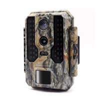 Caméra de chasse HD 48MP avec vision nocturne sans éclairs, étanche IP66, déclencheur rapide, pour la surveillance de la faune