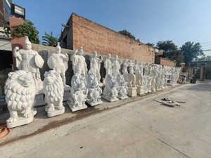 Design moderno giardino esterno intagliato a mano statua di marmo a grandezza naturale scultura greca antica garanzia di 1 anno per le ville - Product Image 3