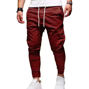 ¡Novedad de 2025! Pantalones <span class=keywords><strong>Cargo</strong></span> para Hombre con logotipo personalizado, rayas reflectantes, elásticos, deportivos, para Fitness, para correr, para Hombre - Product Image 1