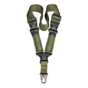 Sangle tactique multifonctionnelle en paracorde pour la chasse, à réglage rapide de la longueur, à point unique vertical, en nylon tressé - Product Image 2
