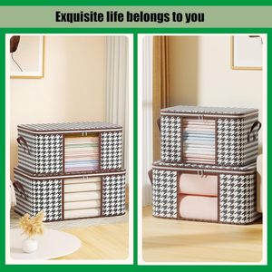 Bolsa de Almacenamiento para Ropa de Cama de 75L con Cierre, Organizador de Sábanas y Ropa para el Hogar, Solución para Sábanas y Edredones - Product Image 5