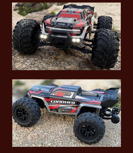 Voiture RC AiJH 38 <span class=keywords><strong>km</strong></span>/h, camion RC haute vitesse, drift, 1:16, tout-terrain, moteur à balais en carbone 390, buggy radiocommandé - Product Image 2