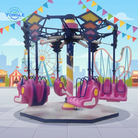Parc d'attraction Manèges Airborne Shot Double Flying Chairs Shoot Jet Rides à vendre