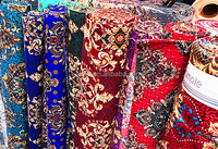 Tissus d'ameublement pour le marché kazakh, microfibre imprimée par dispersion 120 g/m², 100 % polyester, tissu de literie en rouleau