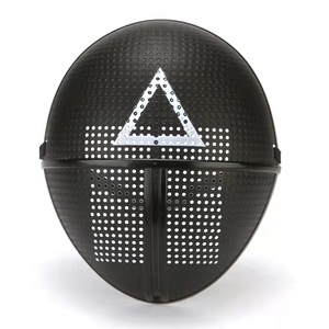 Máscaras de plástico para fiestas con temática de jefe, cuadradas, redondas y triangulares, para ocasiones especiales, de Corea del Sur, para Halloween 2025 - Product Image 2