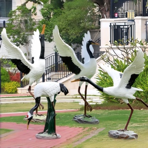 <span class=keywords><strong>Escultura</strong></span> de animales de granja de fibra de vidrio para exteriores para decoración de jardín y Plaza <span class=keywords><strong>Escultura</strong></span> de resina hecha de resina - Product Image 4