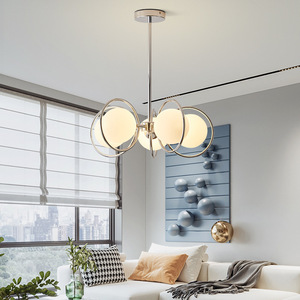 Bauhaus Parisian Cream Instagram Pendant <b>Lighting</b> Vintage Style Nordic Magic Bean for Living Bedroom <b>Dining</b> & Dressing Room - Product Image 3