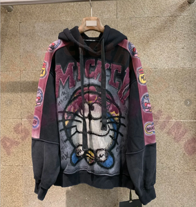 Sudadera con Capucha Personalizada para Hombre, Estilo Vintage, Lavado Ácido, Oversize, Impresión DTG, Algodón, Diseño Desgastado por el Sol y Lavado a la Piedra - Product Image 1