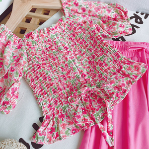 Di estate di Vacanza Casual Confortevole Ragazze Dei Capretti Dei Vestiti del Vestito Della Banda Colorata <span class=keywords><strong>Set</strong></span> <span class=keywords><strong>Per</strong></span> La Donna <span class=keywords><strong>Per</strong></span> <span class=keywords><strong>Bambini</strong></span> - Product Image 5