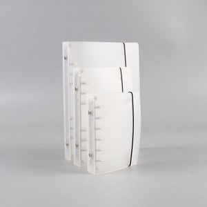 Classeur à anneaux transparent en PP personnalisé pour feuilles mobiles – Vente en gros - Product Image 2