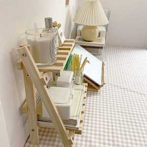 Étagère de rangement en bois à double couche, type debout, style moderne, 2 niveaux, bois sculpté écologique, grossiste - Product Image 6