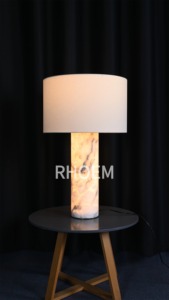 Lampadario RHOEM RH in Alabastro per Soggiorno di Villa, Lussuoso Lampadario Rotondo per Scale, Lampada a Sospensione per Decorazione d'Interni - Product Image 5
