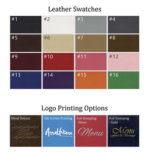 Carpeta de Menú de Cuero con Diseño de Madera, Tamaño A4, con Fundas Transparentes, para Restaurante, MOQ Bajo - Product Image 5