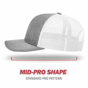 Spot Supply Custom Embroidery Leather <b>Patch</b> Richardson 112 Trucker Hat Mesh <b>Back</b> Blank Plain Baseball Snapback Cap Sports Gorras - Product Image 4
