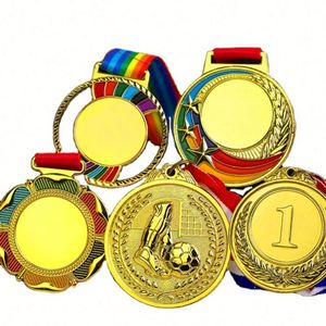 Médaille de récompense personnalisée en alliage vierge pour Taekwondo, Karaté, Jiu-Jitsu, avec ruban coloré, pour le sport - Product Image 1