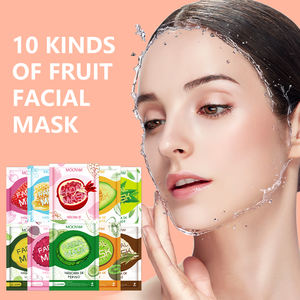 Özel etiket güzellik yüz maskeleri güzellik nemlendirici maskara yüz maske yaprağı kore cilt bakımı nemlendirici meyve yüz maskesi - Product Image 2