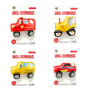 Palloncini in Foil a Forma di Auto Giocattolo, Palloncino Camminante con Ruote, Decorazioni Ecologiche e Durevoli per Feste di Compleanno e Capodanno per <span class=keywords><strong>Bambini</strong></span> - Product Image 3