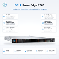Server Dell PowerEdge R660 1U Stok Baru, Server Rak Dua Soket yang Dibangun untuk Fleksibilitas dan Performa Optimal