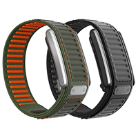 Bracelet de sport élastique en nylon Trendybay, séchage rapide, résistant à l'eau, boucle à pression, design bicolore multicolore, compatible avec Whoop 5.0