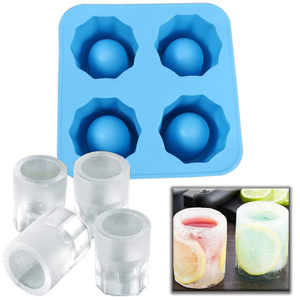 Moule à glaçons en silicone personnalisé pour verres à shot, bac à glaçons en silicone - Product Image 1