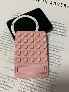 Support et poignée <span class=keywords><strong>magnétique</strong></span> en silicone pour téléphone - <span class=keywords><strong>Ventouse</strong></span> réutilisable pour surfaces lisses, 25 ventouses, aimant adhésif puissant pour téléphone - Product Image 3