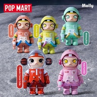POPMART MEGA SPACE MOLLY 100% Aniversario Juguetes de resina de PVC 2 Caja ciega Regalos con animales congelados Cinnamoroll Cajas misteriosas