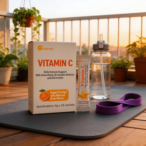 Pó de Vitamina C Ácido Ascórbico 99% Puro Grau Alimentício para Formulação de Suplementos Não OGM OEM ODM Personalizável Amostra Grátis Atacado - Product Image 5