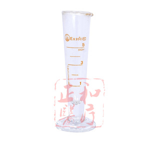 Graduated Glass Measuring Cylinder 5ml And 50ml With Scale For Laboratory Use - Product Image 3