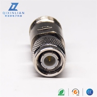 Connecteur coaxial RF mâle en cuivre pur TNC Type Jack nickelé compatible avec la femelle N