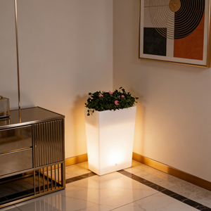 Lumind Pots de fleurs <span class=keywords><strong>lumineux</strong></span> imperméables pour l'extérieur, vases de jardin, décoration, <span class=keywords><strong>pot</strong></span> de fleurs <span class=keywords><strong>lumineux</strong></span>, lampe de jardin - Product Image 1
