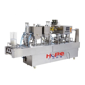 Professional Automatic Fruit Vegetable Rectangle Box Aluminum Foil Film Sealing Machines