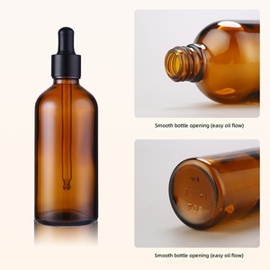 Flacon en verre ambré opaque <span class=keywords><strong>de</strong></span> 30 ml <span class=keywords><strong>de</strong></span> qualité supérieure avec bouchon en caoutchouc, flacon cosmétique <span class=keywords><strong>pour</strong></span> huile essentielle, <span class=keywords><strong>pour</strong></span> emballage séparé <span class=keywords><strong>de</strong></span> liquides et d'essences - Product Image 4