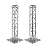 Iluminación para DJ, conciertos y estructuras de escenario: Estructura de aluminio ligera para totem de iluminación móvil.