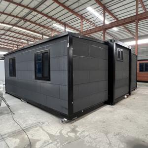 บ้านสำเร็จรูปพับได้แบบขยายได้ ขนาด 40 ฟุต 20 ฟุต หรูหรา เคลื่อนย้ายได้ วิลล่า 1 2 3 4 5 ห้องนอน ขายตรง - Product Image 2