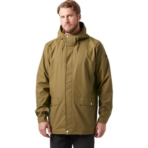 <span class=keywords><strong>Impermeabile</strong></span> Lungo da <span class=keywords><strong>Uomo</strong></span> Personalizzato con Cappuccio in PU Completamente <span class=keywords><strong>Impermeabile</strong></span> e Antivento Giacca Casual Classica per Pioggia Intensa - Product Image 1