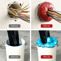 Mastic polyuréthane haute résistance ignifuge et résistant au feu, colle étanche pour câbles et tuyaux, agent moussant pour la construction murale