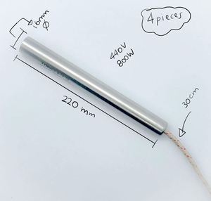 220V High-Temperature Industrial Cartridge Heater <b>Tube</b> with Stainless Steel 304 Customizable Power & Voltage - Product Image 1