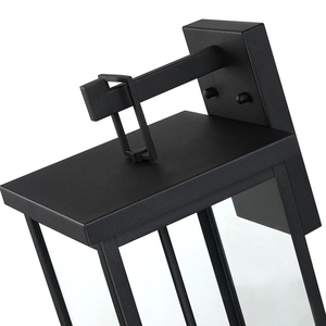 23in lớn màu đen ngoài trời Tường Đèn lồng đèn treo tường ánh sáng 3-ánh sáng E12 Nến-phong cách hiện đại bên ngoài chống gỉ Tường Gắn Đèn coash - Product Image 5