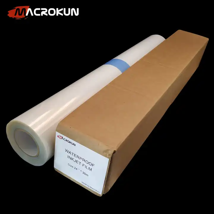 waterproof milky inkjet transparency paper film