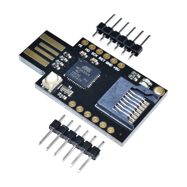 SD Virtual Keyboard Badusb USB TF Memory Module Model 012507 for ATMEGA32U4 by Original Brand