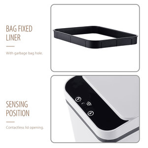 Smart Home Products Indoor Household Waterproof Bathroom Dustbin <strong>Automatic</strong> Waste <strong>Bins</strong> with Sensor - Product Image 5