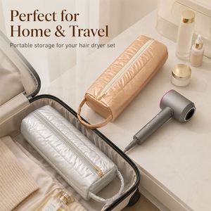 Bolsa de Almacenamiento Acolchada para Secador de Pelo, Organizador de Viaje Portátil al por Mayor, para Herramientas y Accesorios de Peinado - Product Image 5